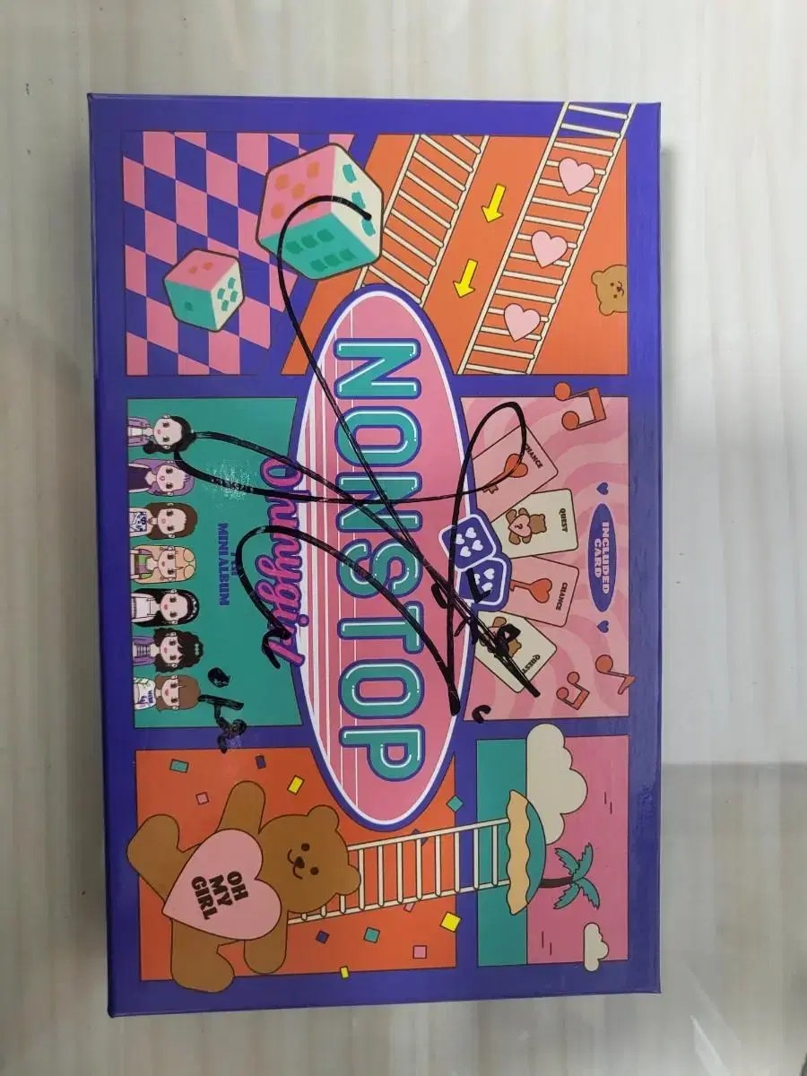 Oh my girl arin handwritten signature album nonstop