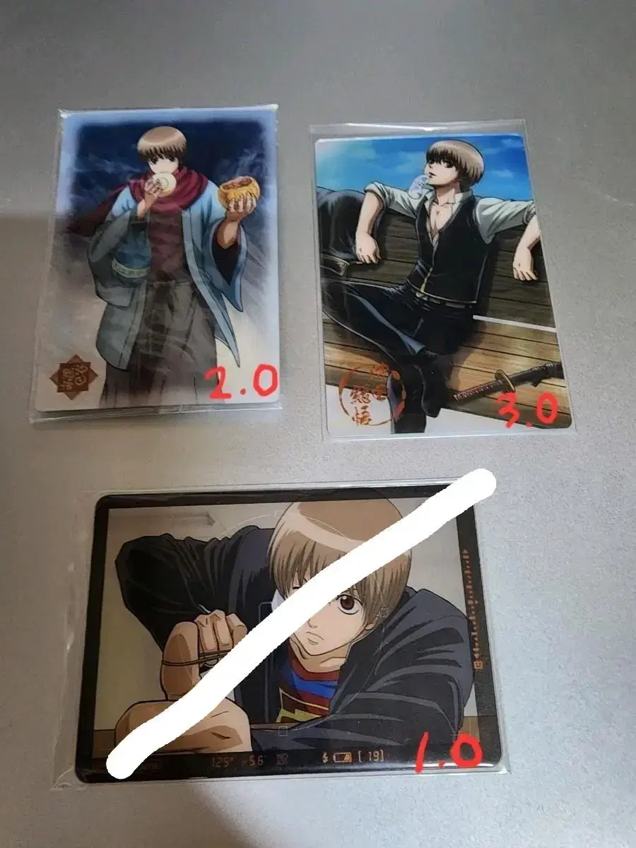 Gintama Okitasogo Metal kard Samjet yeoreum Winter Anpan kard