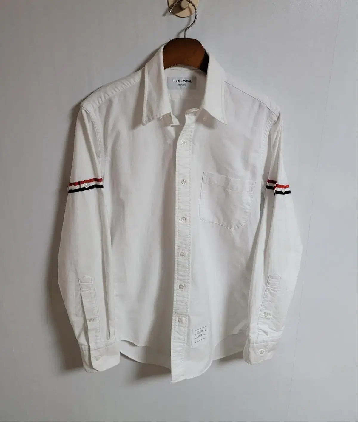 Thom Browne White Armband Oxford Shirt 2