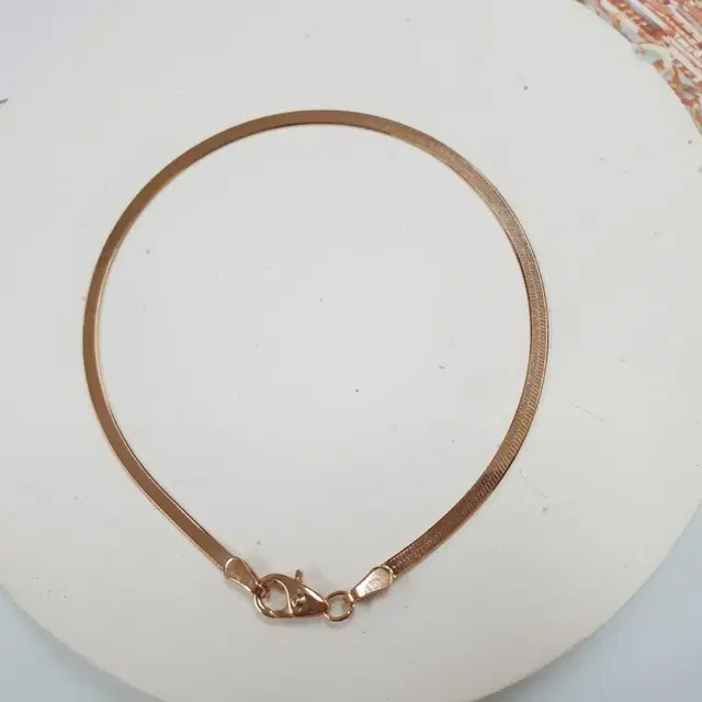 14k 뱀줄 팔찌 2mm  (17cm)