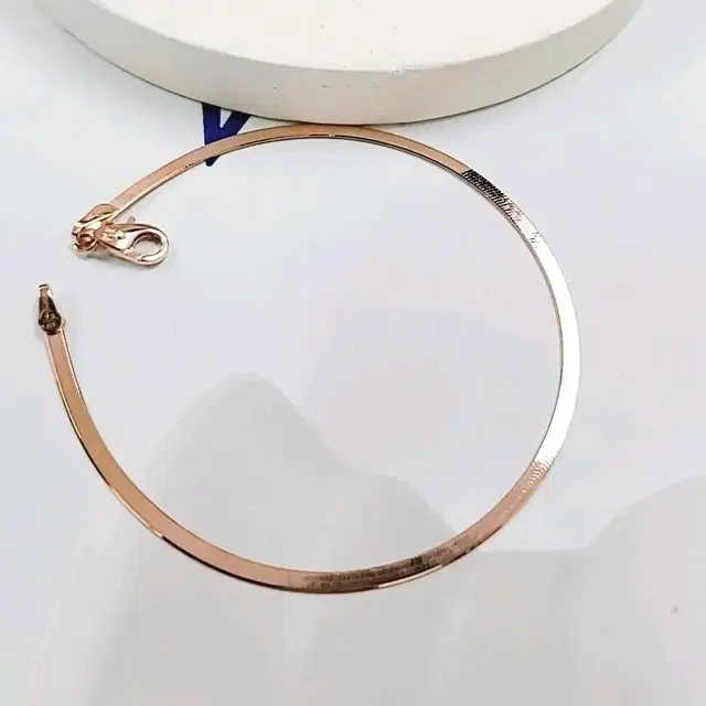 14k 뱀줄 팔찌 2mm  (17cm)