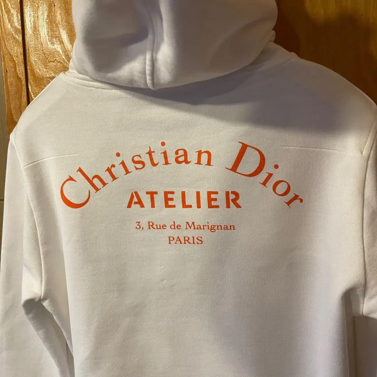 The Dior Atelier Limited Edition Hoodie is available at sell.