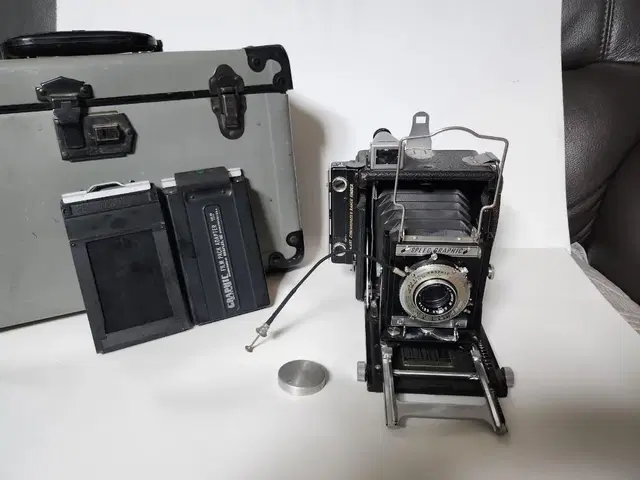 앤틱/빈티지 스피드그라픽 카메라 Graflex Speed Graphic