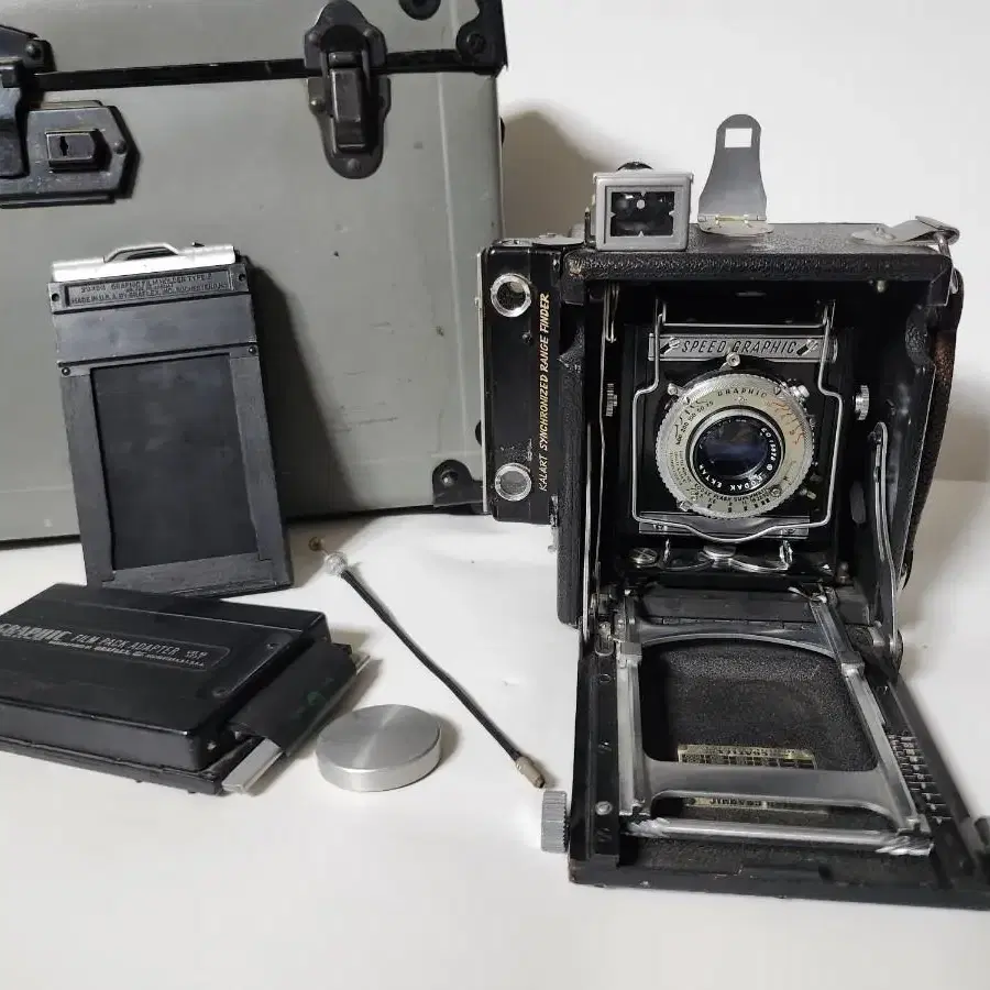 앤틱/빈티지 스피드그라픽 카메라 Graflex Speed Graphic