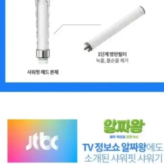 방송인 조영구/샤워핏 샤워기헤드 1,2차필터 기본세트1개