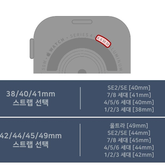 아이폰 애플워치 실리콘 스포츠 스트랩 루프 시계줄