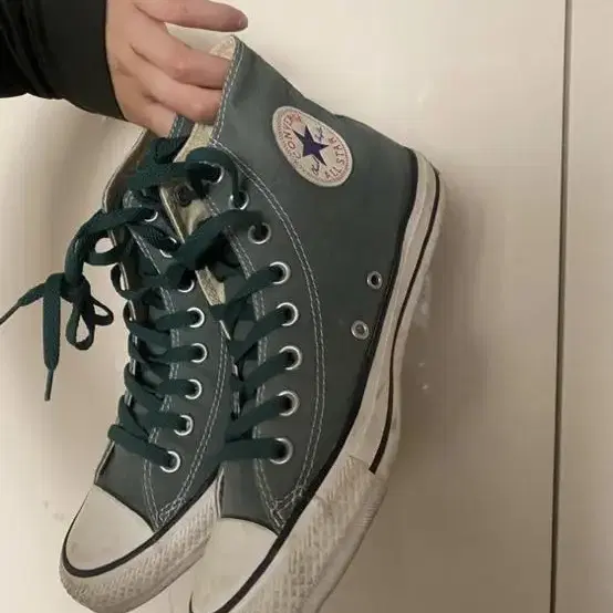 Converse High 컨버스 하이 딥그린 청록빛 260 size (빈