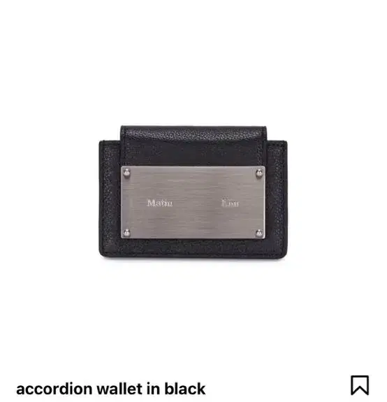 Matengkim Wallet Black