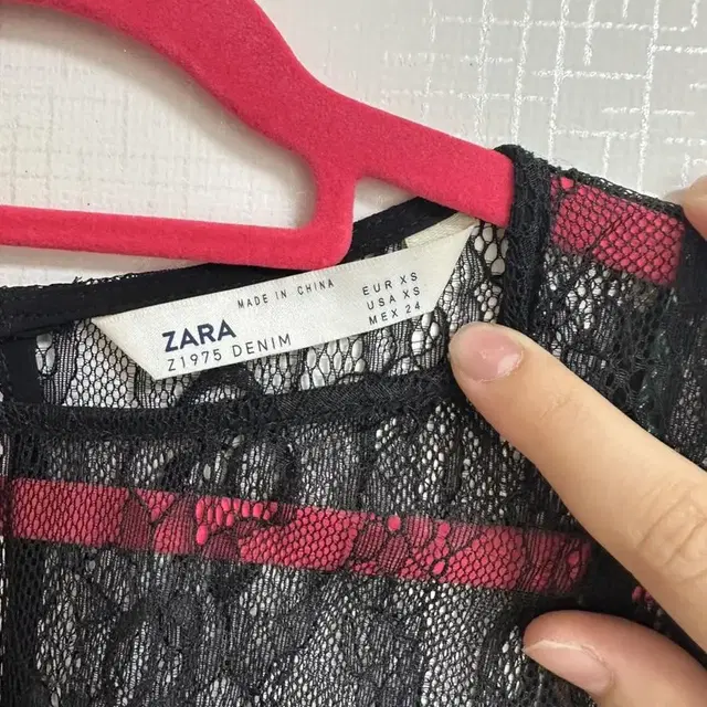 zara 자라 시스루 원피스