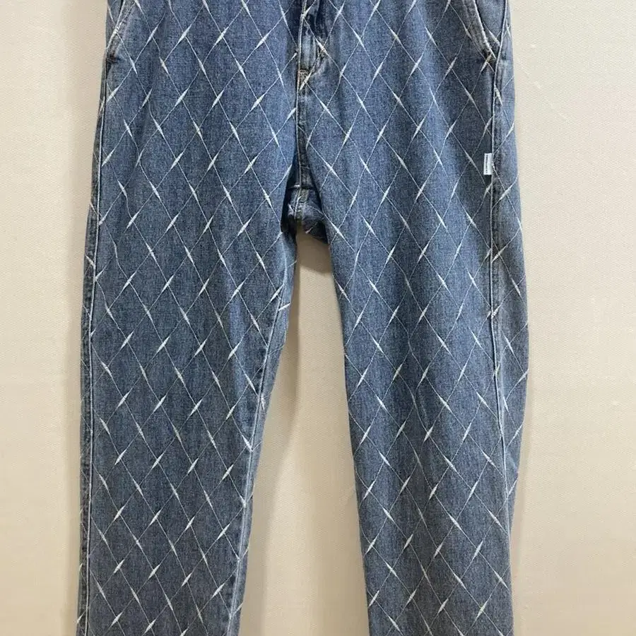 [yeseyesee] Net Denim Pants Blue