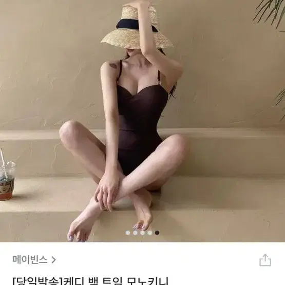 브라운 모노키니