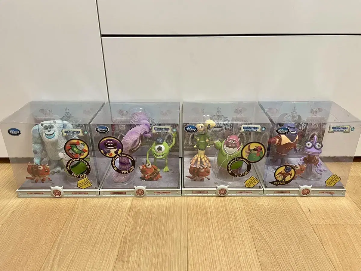 Monsters University Disney Official Figures Full Set Sold by Monsters Inc.