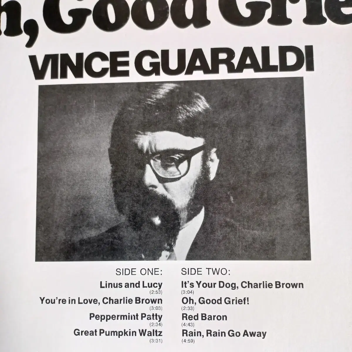 Lp중고 VINCE GUARALDI / OH GOOD GRIEF ! 음반