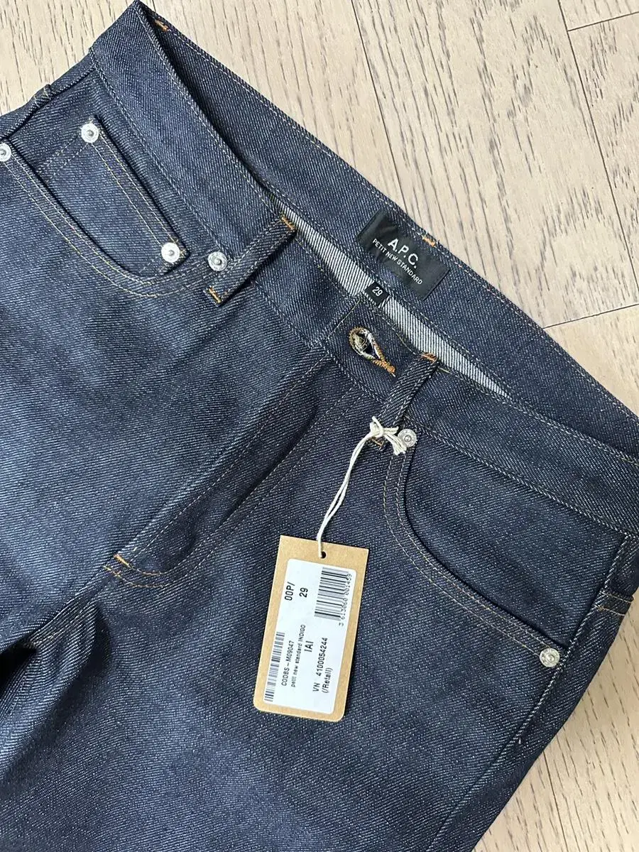 We sell new A.P.C. denim.