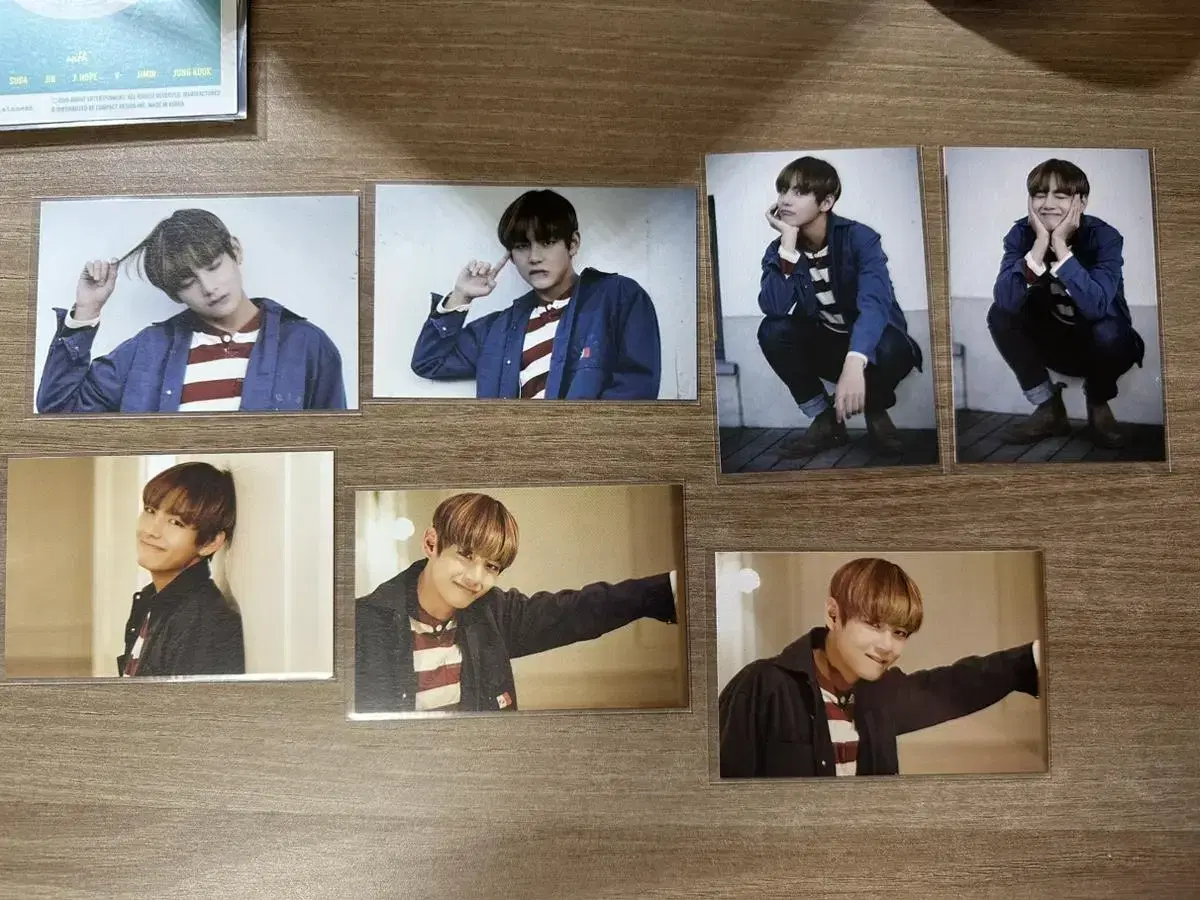 BTS Hwaons Mini Photocard Taehyung, Unit De Ball Wts.