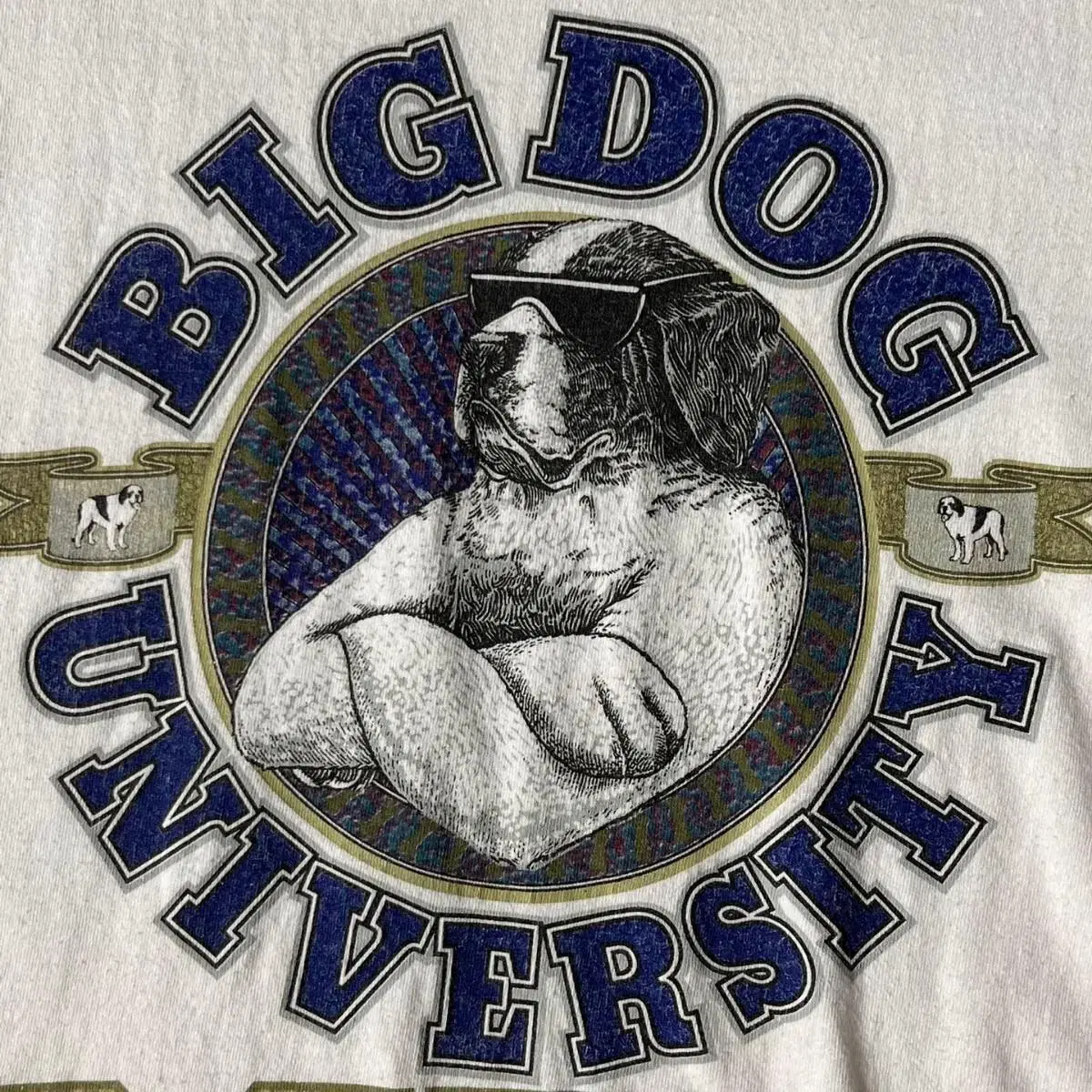 [M]80's 빈티지 BIG DOG 프린팅 반팔