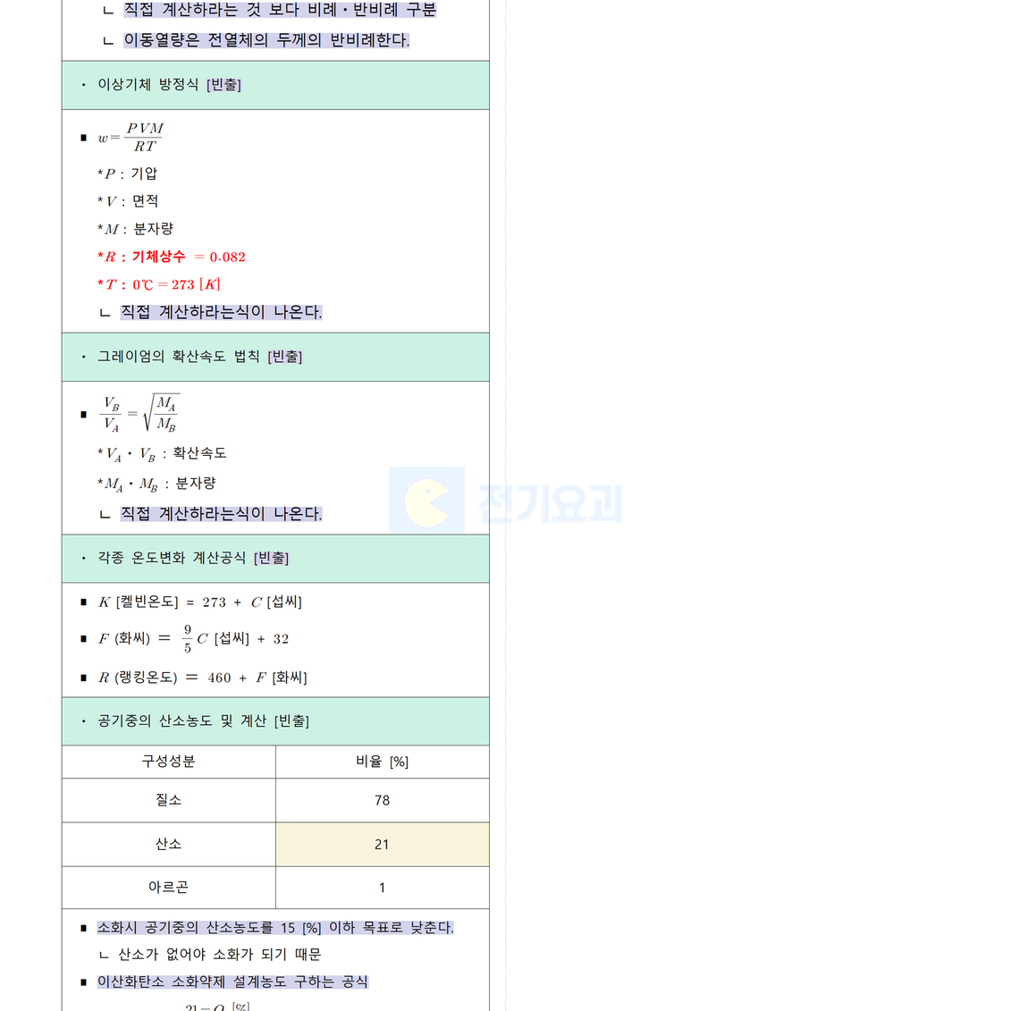 [필기] 소방원론 <소방설비기사>