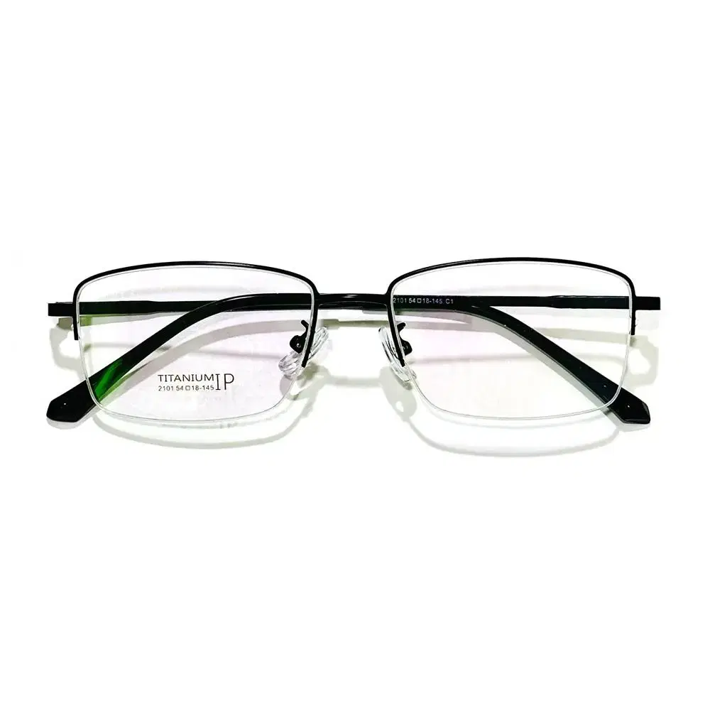 Matte Black Titanium Semi-rimless Vahn Frames
