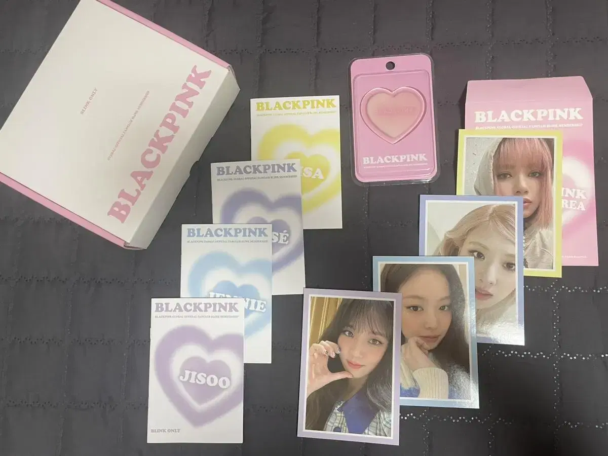 Black Pink weverse Membership kit (Note/Postcard/GripeTalk) partially wts