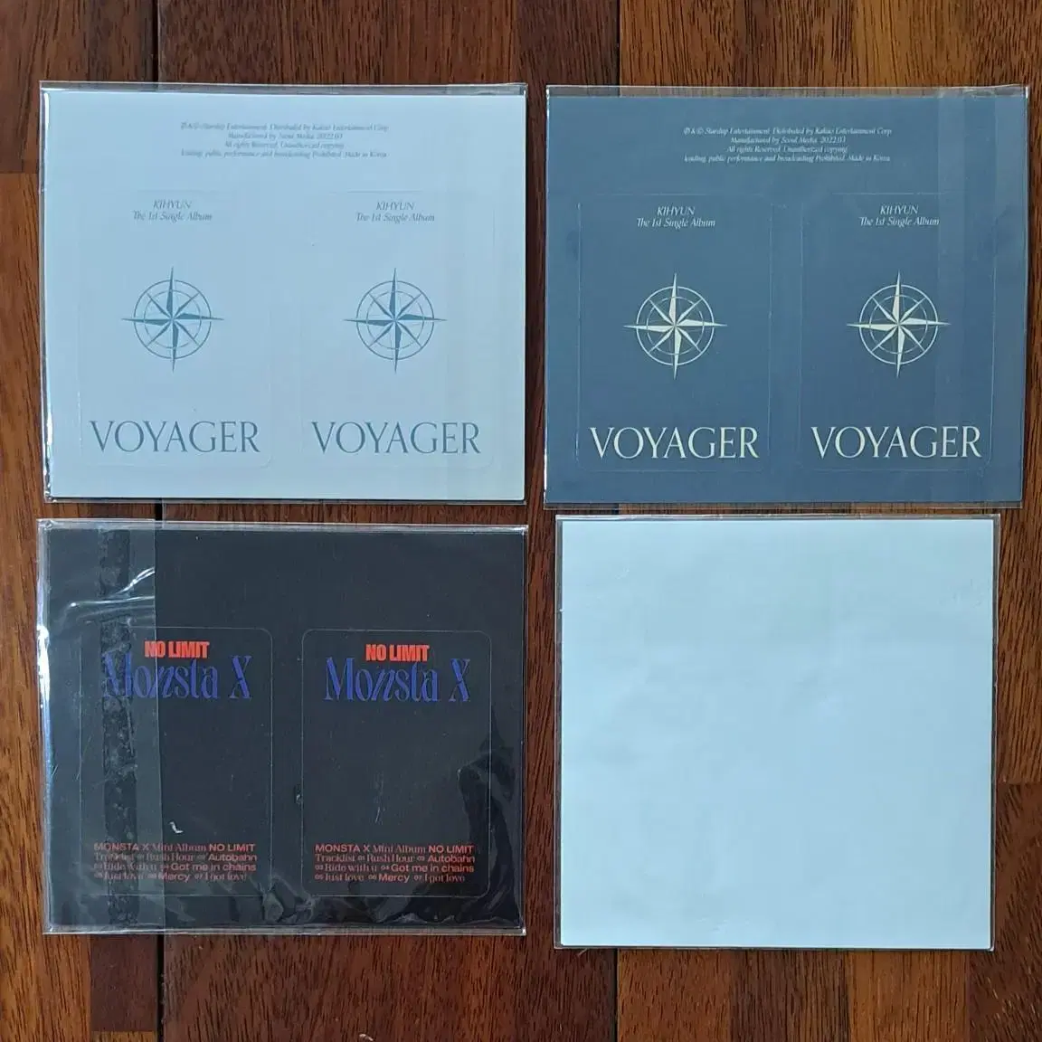 MONSTA+VOYAGER 굿즈 4장 (미개봉)