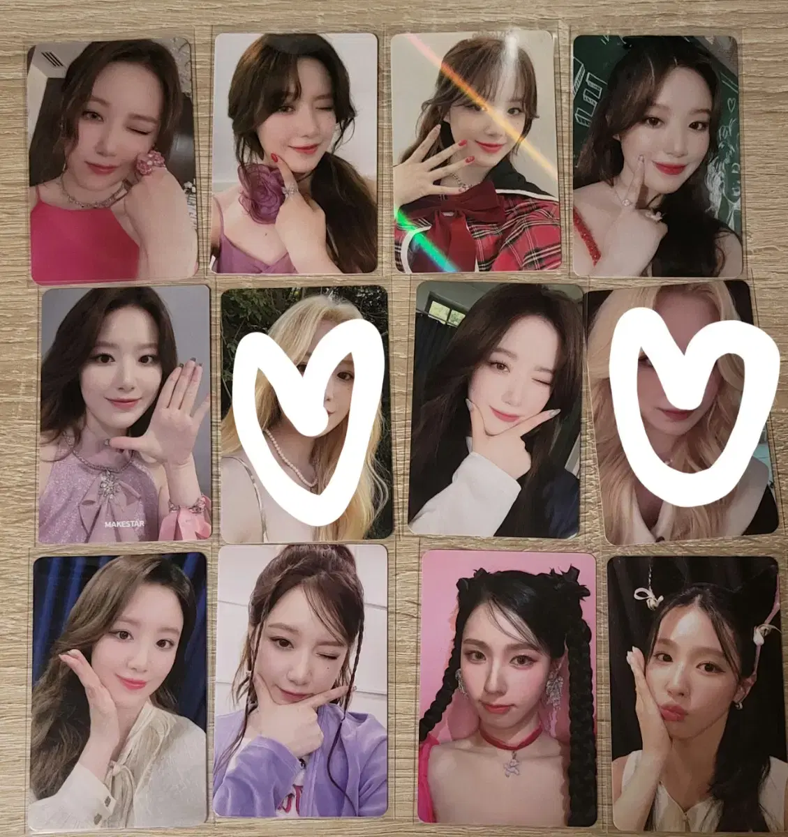 Gidles miyeon minnie soyeon yuqi shuhua photocard photocard wts