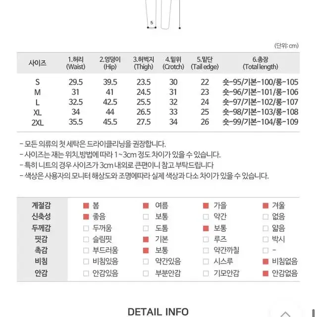 더핑크 연청부츠컷 (기장 숏/기본) 새상품