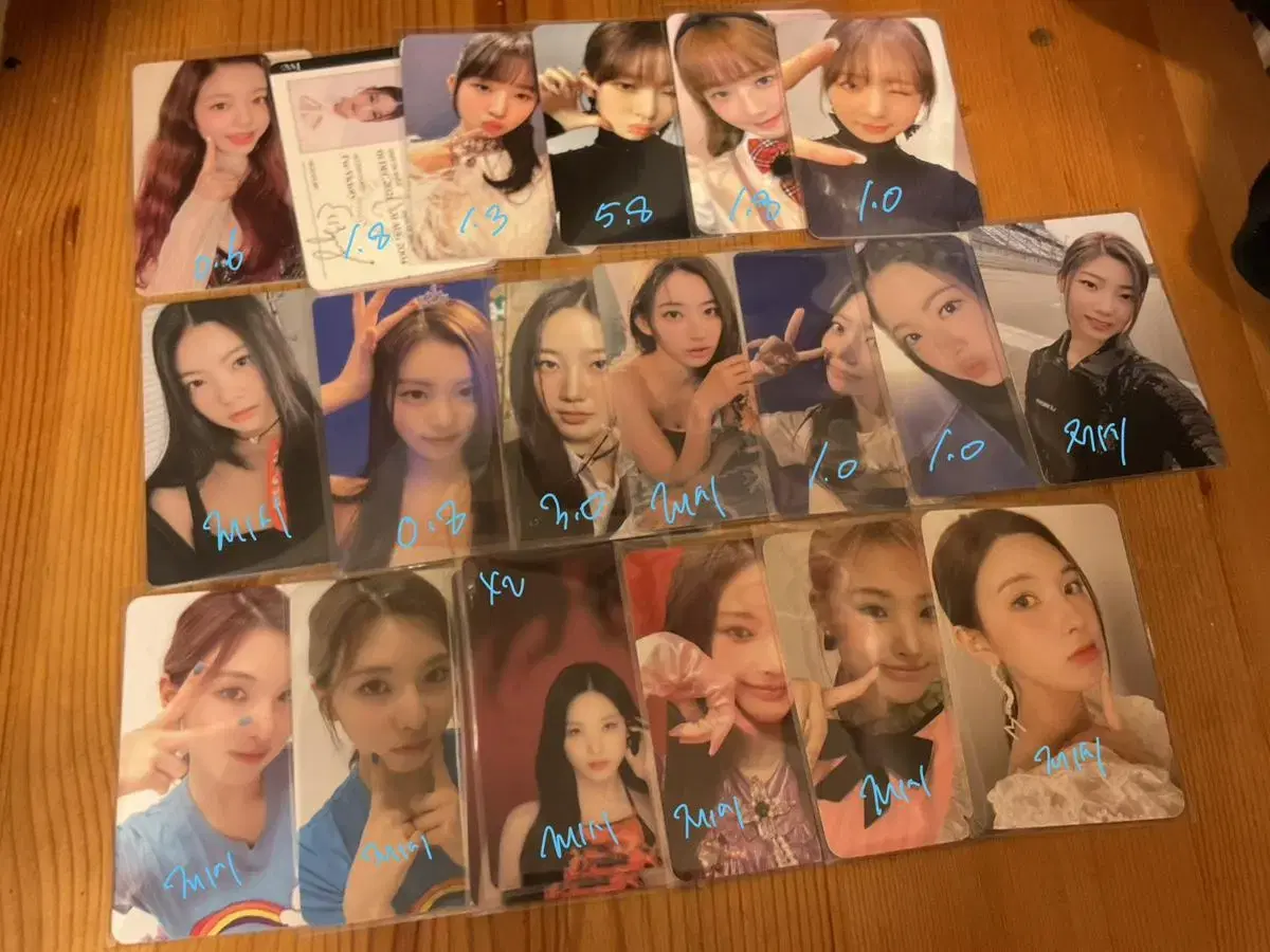 ive le sserafim nmixx photocard unreleased photocard violeta lay jang wonyoung sakura kazuha