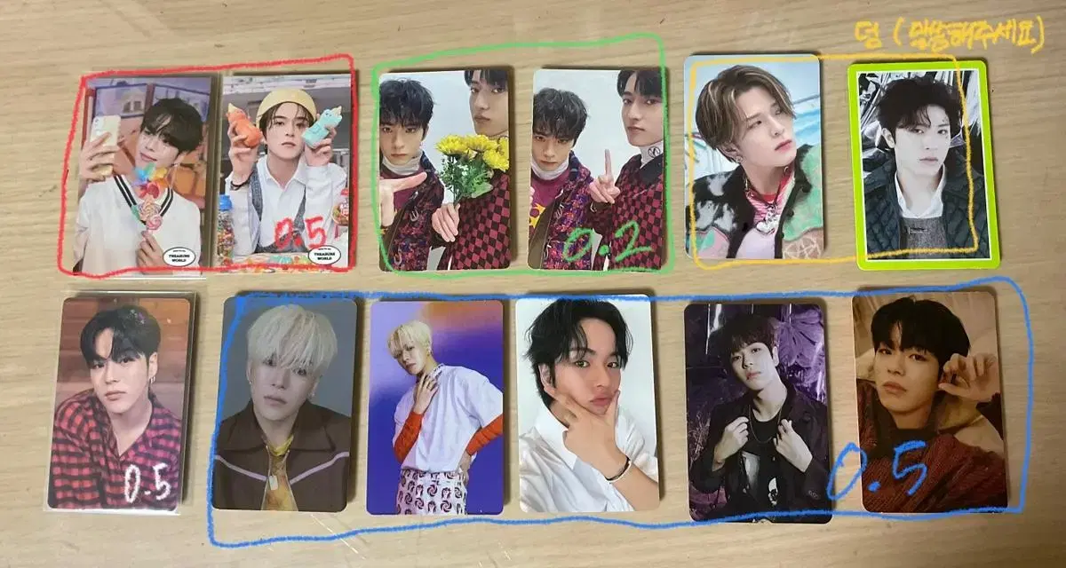 Treasure junkyu yoon jaehyuk jaehyuk asahi photocard bulk WTS