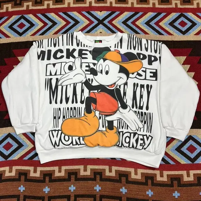 1990s MICKEY UNLIMITED 빈티지미키 스웻셔츠