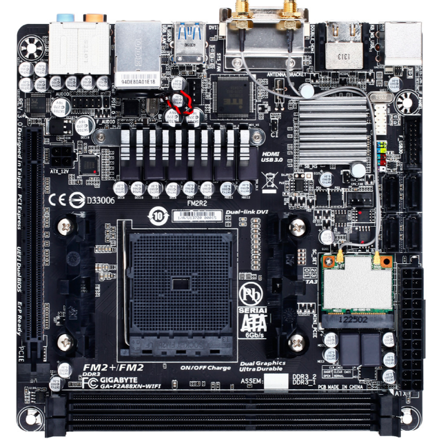 GIGABYTE GA-F2A88XN-WiFi (ITX) (FM2+소켓)