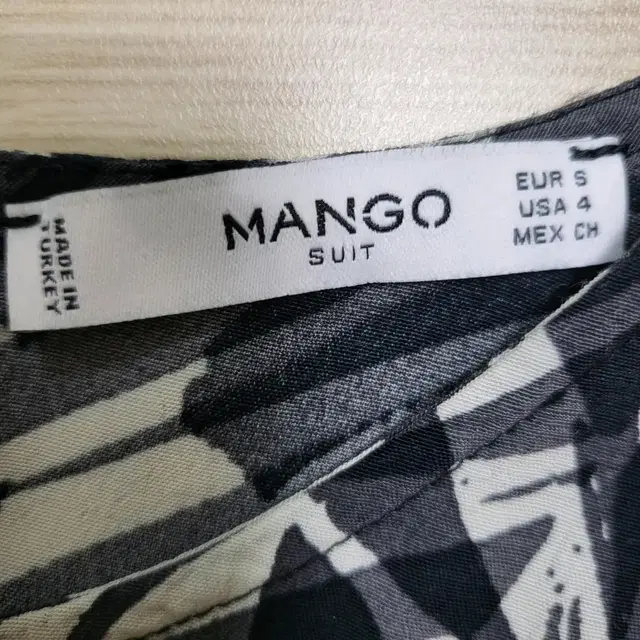 MANGO 망고 레이온 인견 소재 반팔 원피스