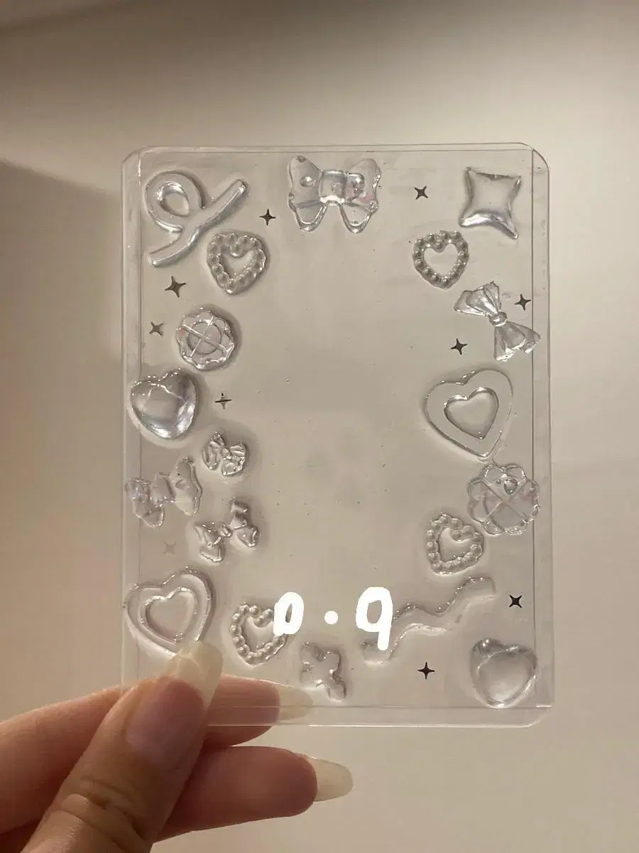 Transparent Resin Topkoo toploader photocard Photocard holder