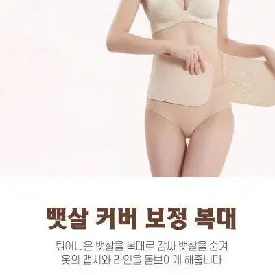 허리 뱃살 똥배 몸매 보정 속옷 거들 복대