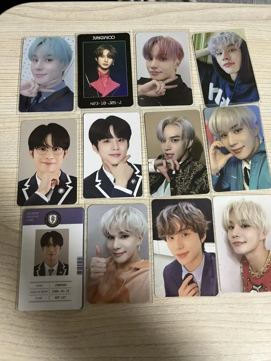 jungwoo photocard transfers wts