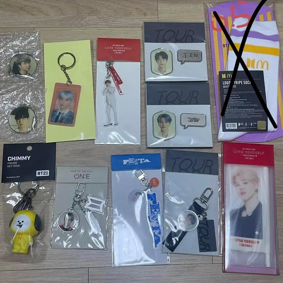 Bangtan keyring Namjoon Seokjin Yoon jimin Genuine Goods