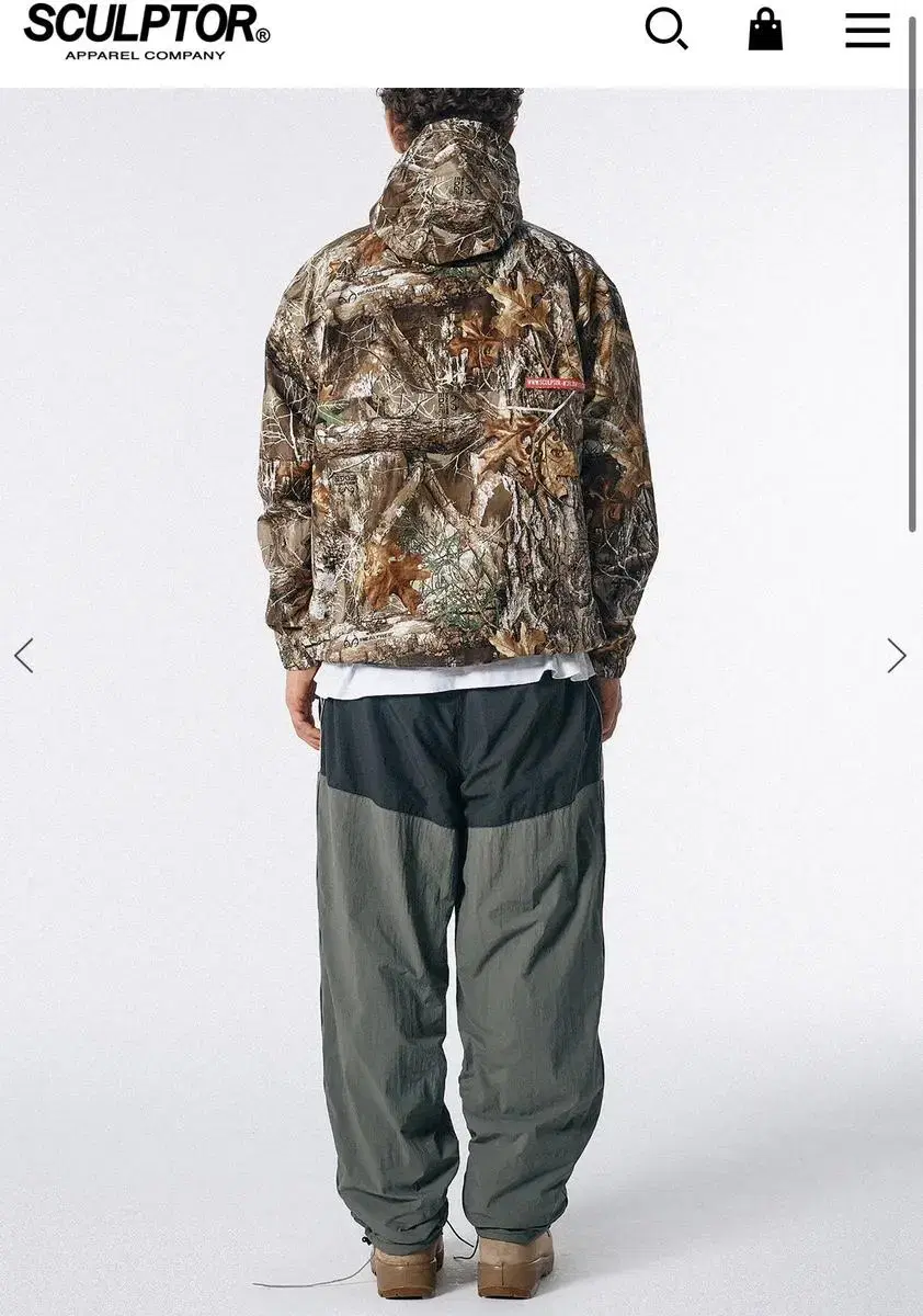 스컬프터 N23 Shell Jacket Realtree 포레스트브라운