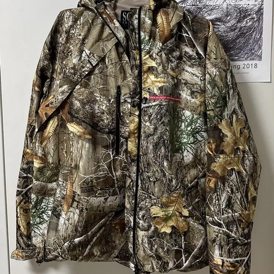 스컬프터 N23 Shell Jacket Realtree 포레스트브라운