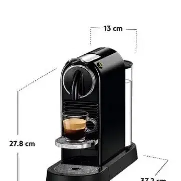네스프레소 커피머신 시티즈 D113블랙