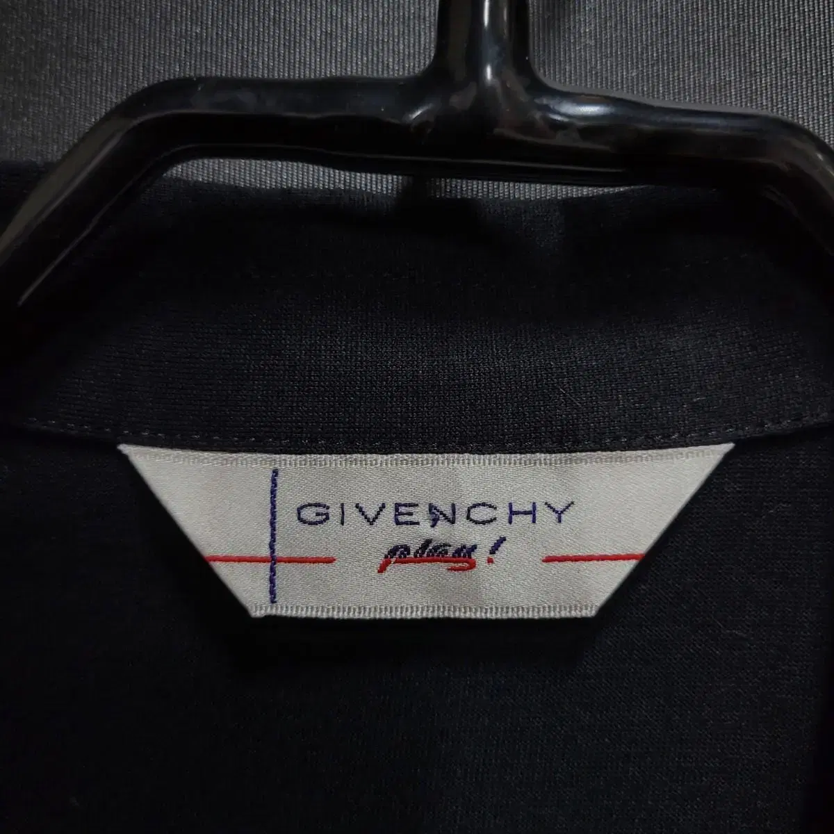 Givenchy 지방시 블랙 자수로고 셔츠