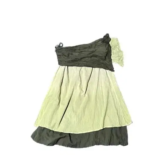 vintage green lap skirt