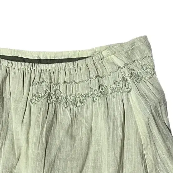 vintage green lap skirt