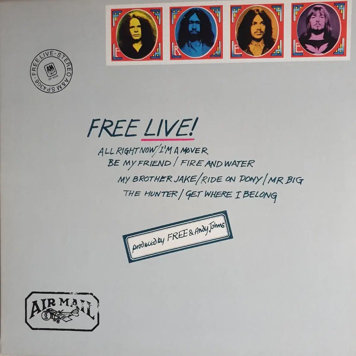 FREE - LIVE LP(미국반)