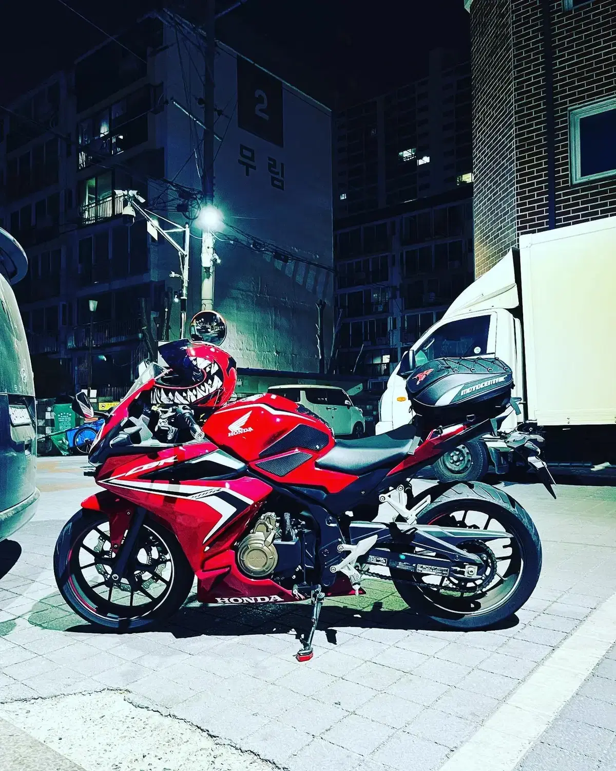 20연식 관리 잘 된 CBR 500R 레드 색상 판매 합니다 (개인거래)