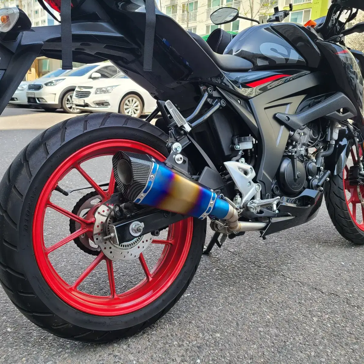 Gsxr125 Gsxs125 튜닝머플러