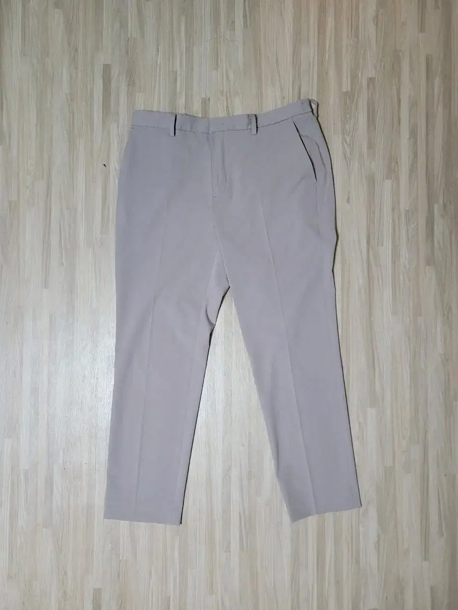 Project M Tapered Fit Banded Slacks Size 34 Beige (grayish)