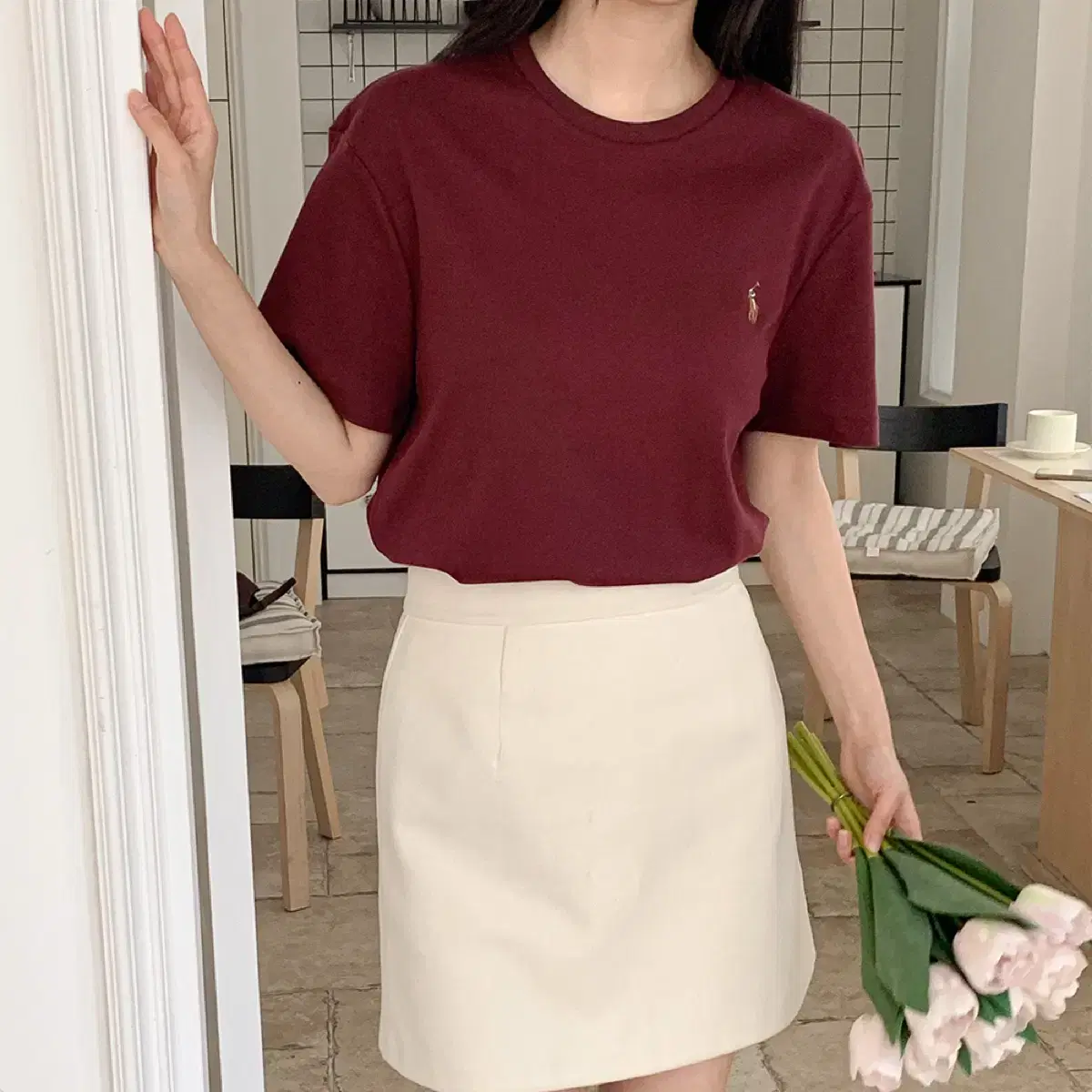 정품 폴로 랄프로렌 멀티포니 라운드 반팔 티셔츠 8 종