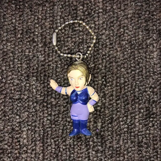 Vintage iron fist character keyring