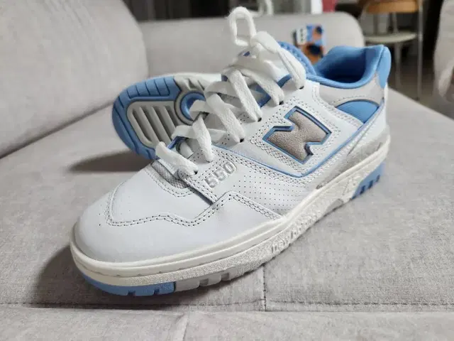 뉴발란스 550 white university blue uk4