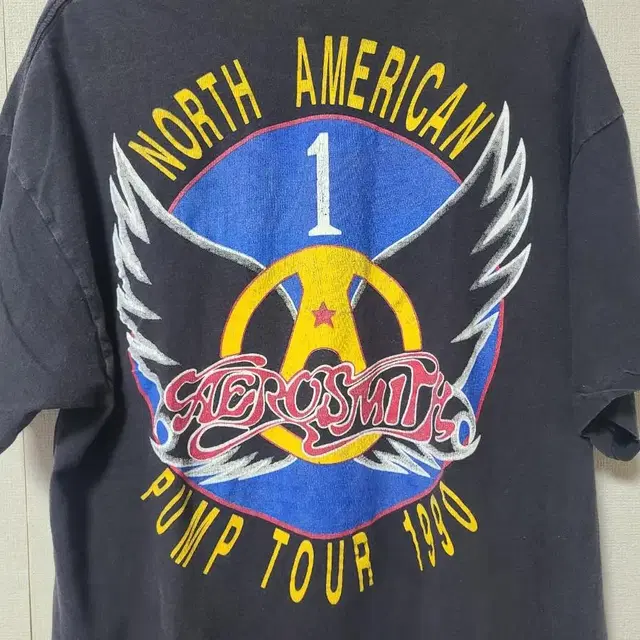 brockum aerosmith 1990 pump tour 빈티지티셔츠