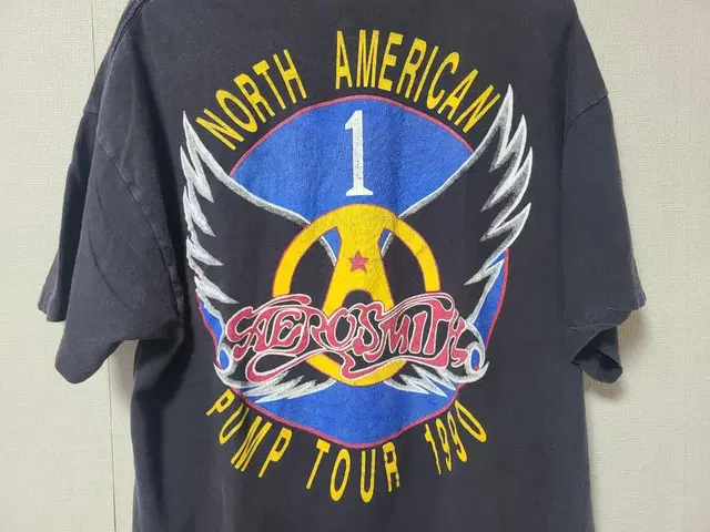 brockum aerosmith 1990 pump tour 빈티지티셔츠